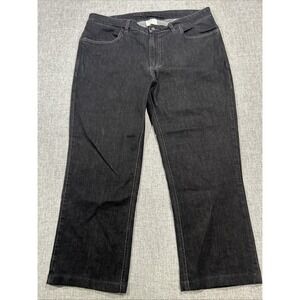 Clothing Arts Mens Explorer Travel Jeans 36x25 Black Denim Pick Pocket Proof